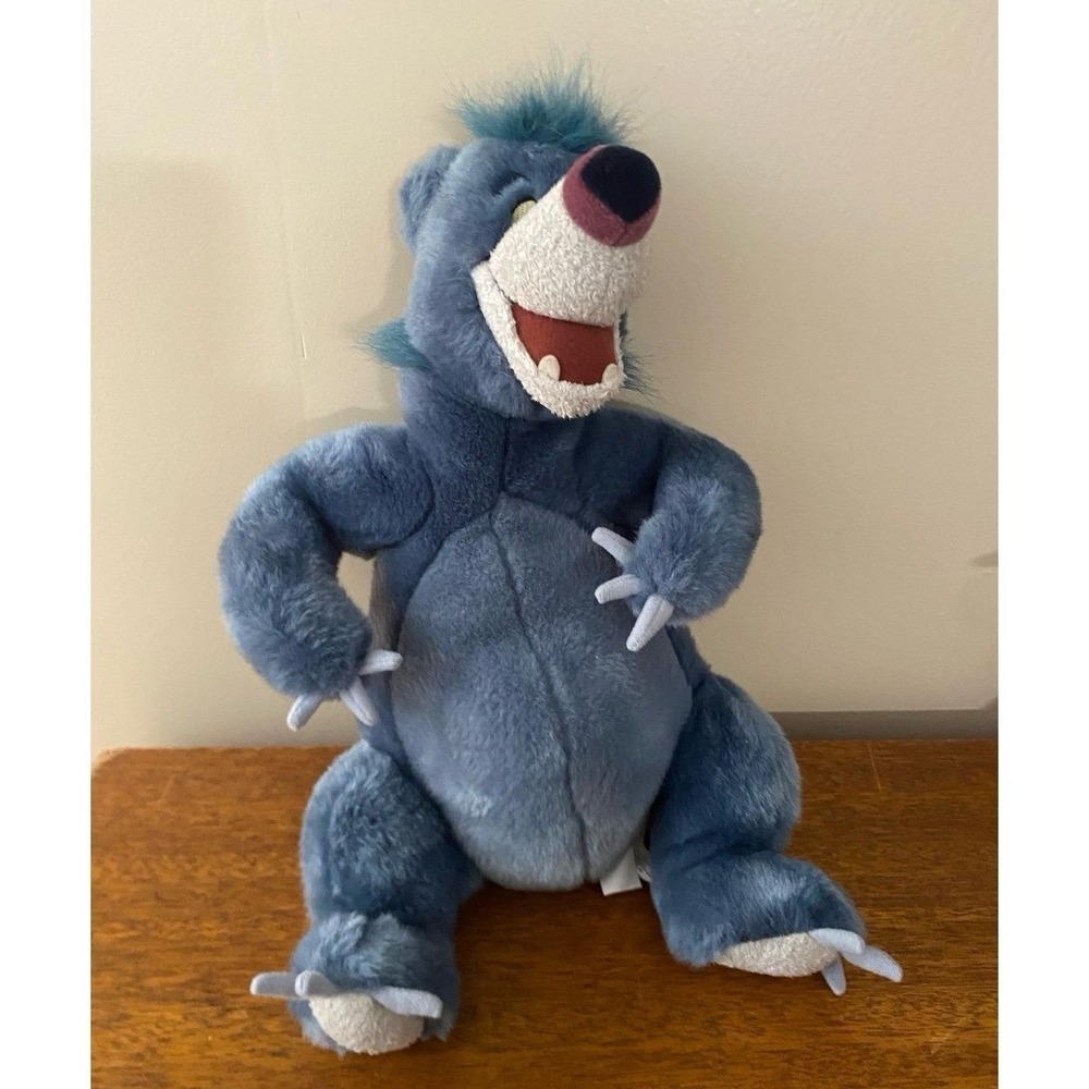 Vintage Disney Store- The Jungle Book Baloo 12" Plush